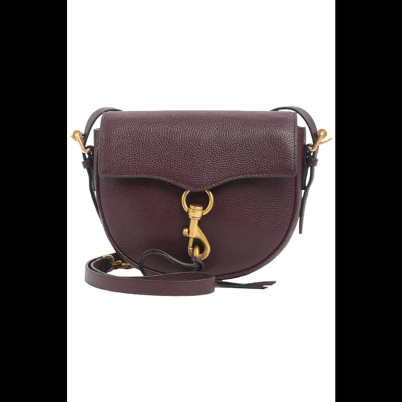 Rebecca Minkoff Handbags - Rebecca Minkoff Megan Mini Saddle Bag Malbec